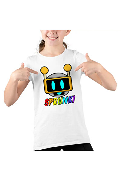 OEM Tricou Copii Fete Sprunki Fun Bot Song
