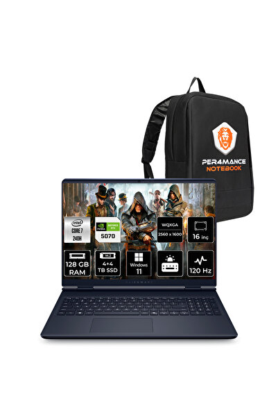 Dell Alienware 16 Aurora Intel Core 9 270H 128GB 4+4TB SSD RTX5070/8GB 16" QH...