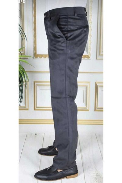 şalvarcı Men's Texture Soft Velvet Trousers