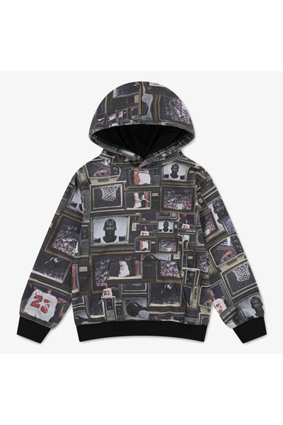 Nike ДЖОРДАН МОМИЧЕШКА СУИТШИРТ С КАПЮШОН И ДВУСЛОЕН ПРИНТ 95F092