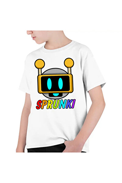 OEM Tricou Copii Baieti Sprunki Fun Bot Song