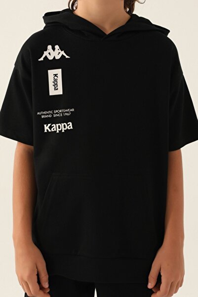 Kappa Licensed Boys' T-Shirt for Ages 5-16-Black