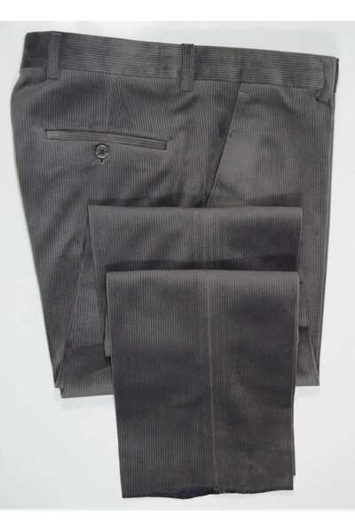 şalvarcı Men's Texture Soft Velvet Trousers