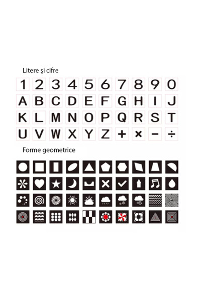 tumama 4 in 1 matching card set, for babies and children, 80 pieces, Letters, Numbers, Animals, Shapes