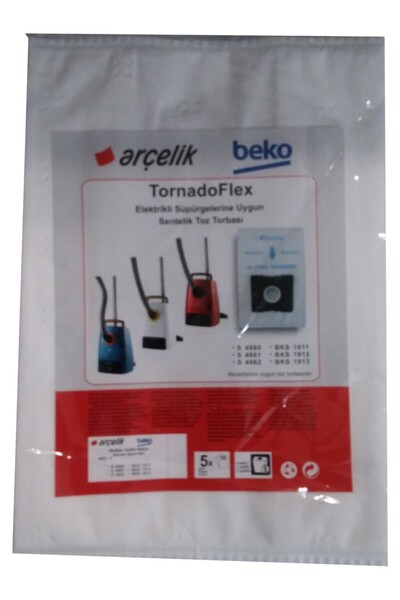 Bremen Home Συμβατή γνήσια τσάντα σκόνης Arçelik S4960 5 τεμαχίων