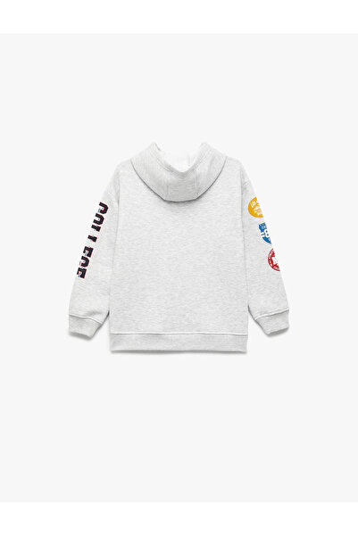 Koton Gray Boy's Sweatshirt 6Wkb10167Tk