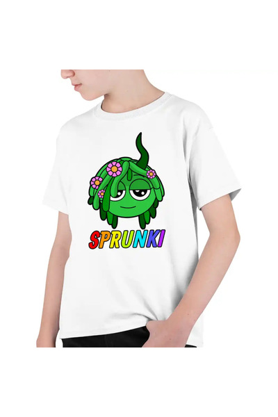 OEM Tricou Copii Baieti Sprunki Green Sound