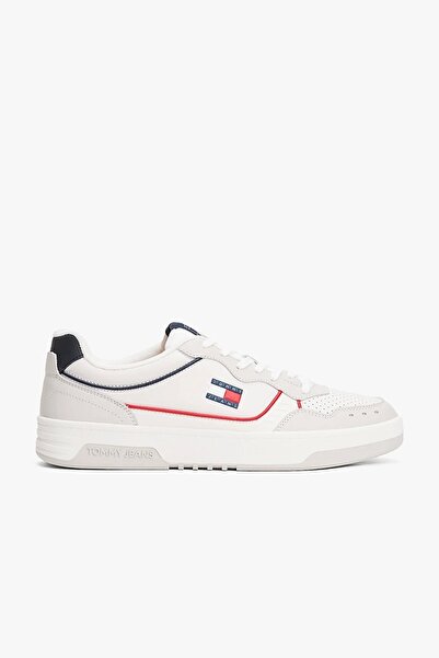 Tommy Hilfiger Erkek TJM Cupsole Elevated Sneaker Ayakakbı - Beyaz