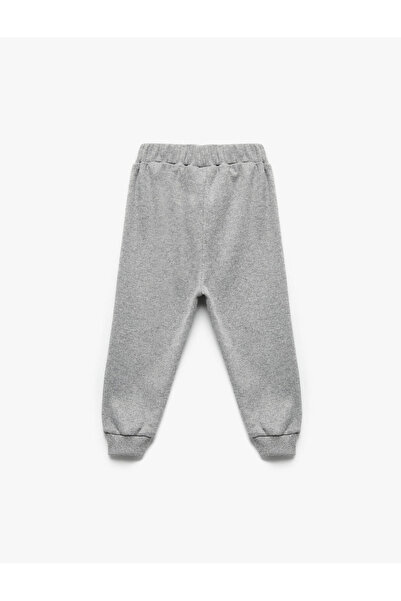 Koton Beli lastikli Cepli Basic Jogger Eşofman Altı