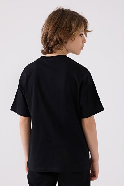 Kappa 5-16 Years Old Boy T-Shirt-Black