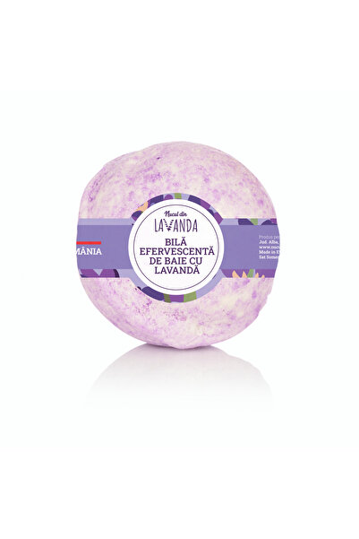 Nucul din lavandă Bila de baie efervescenta cu lavanda, Nucul din lavanda, 130 gr