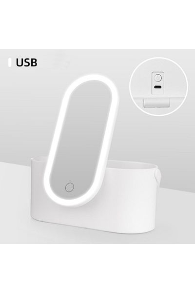 hero smart home Makeup Organizer with LED Mirror