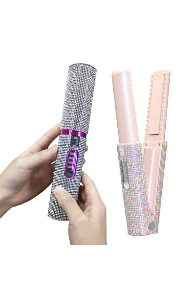 PRODYS Placa de indreptat parul portabila PRODYS, 2 in 1, fara fir, reincarca...