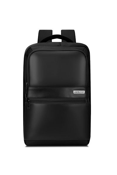 Lavie Sport Armour 24L Laptop Backpack with Trolley sleeve For Men & Women (Black)