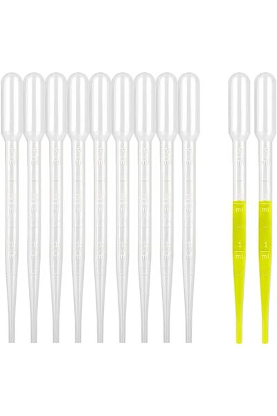 se7enhome Epoksi Damlalık Pipet Seti 5adet / Pastör Pipet 3ml/ Likit Dolum Pi...