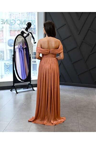 SevinçGüney Korsaj Beden A Kesim Şifon Abiye (AÇIKLAMA KISMINI OKUYUNUZ)