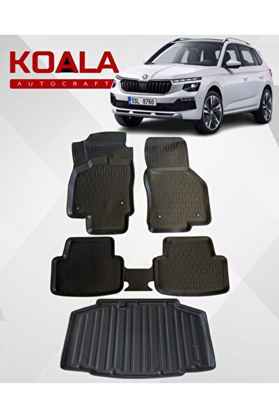 KoalaOtoTekstil Skoda Kamiq (2020-SONRASI) Ile Uyumlu-Araca Özel Paspas ve Ba...