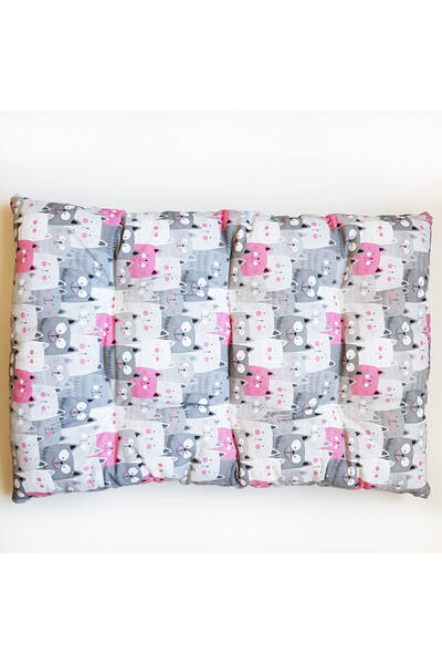 Blanosic Pillow for dogs and cats, Furry, Handmade, Cotton, 60 x 40 cm, Multicolor