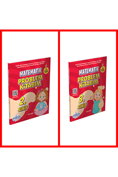 Murat Yayınları 2.sınıf Matematik Ve 3.sınıf Matematik Problem Kitap Seti.