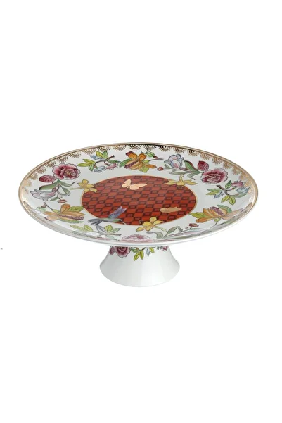Lucky Art Evelyn Bone Foot Cake Stand 27cm