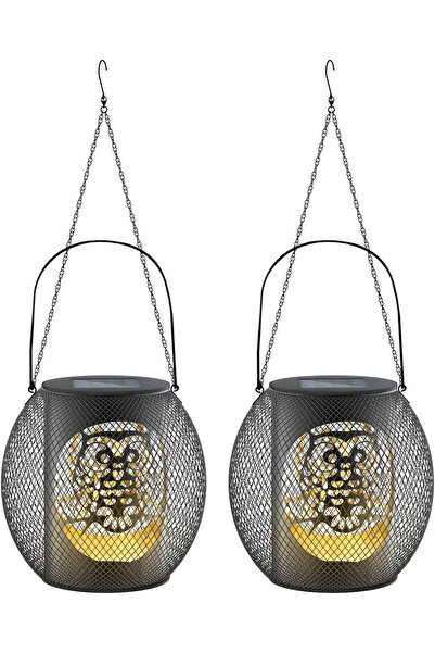 OEM Felinar solar cu proiecție bufniță, impermeabil IP65, set de 2 bucăți