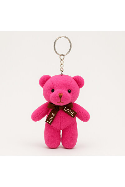 Mersi SHOP سلسلة مفاتيح دمية دب قطيفة - هدية زفاف ولدود