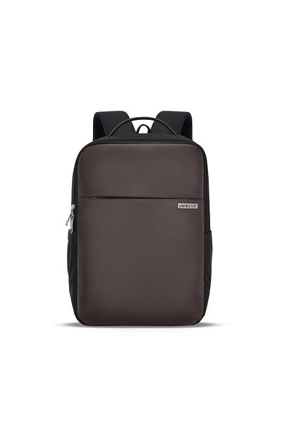 Lavie Sport Vogue 17L Multifunctional Laptop Backpack with Trolley sleeve BLACK/CHOCO