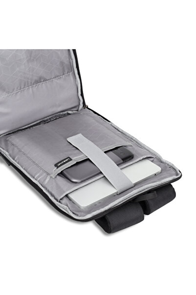 Lavie Sport Vogue 17L Multifunctional Laptop Backpack with Trolley sleeve BLACK/BLACK