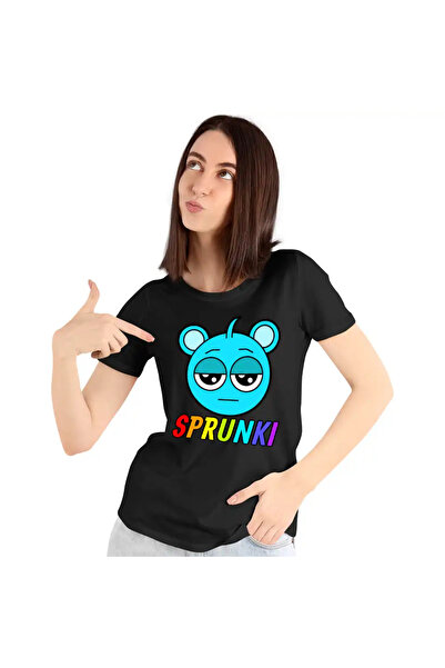 OEM Tricou Femei Sprunki Music Game Sky