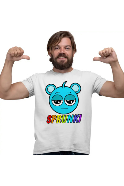 OEM Men's T-Shirt Sprunki Music Game Sky