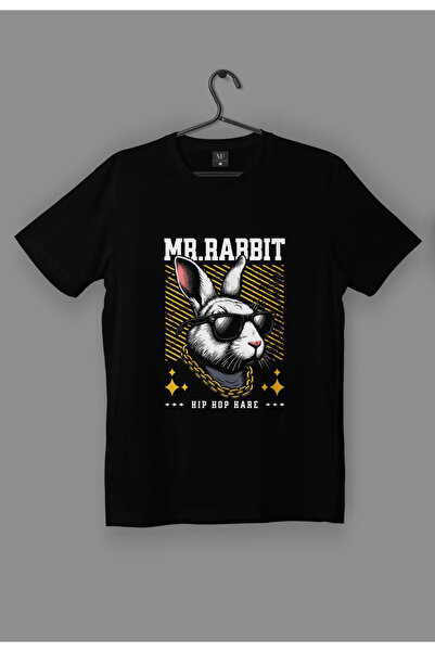 Marco Fresco Μπλουζάκι Unisex για εφήβους με στάμπα MrRabbit Rabbit Oversize