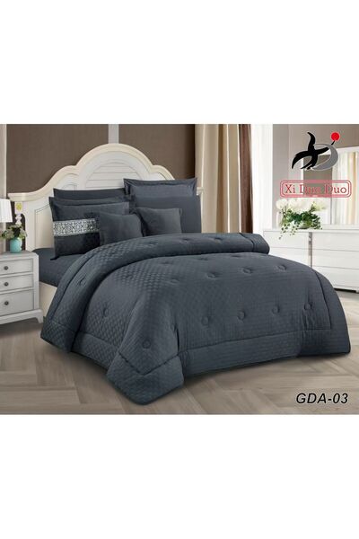 Gerenic مفرش صيفي هيف جاكار نفرين 8 قطع مقاس 220*240