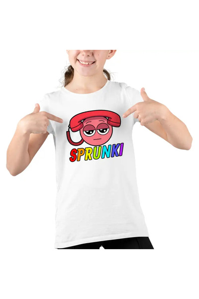 OEM Sprunki Music Tele Beat Kids Girls T-Shirt