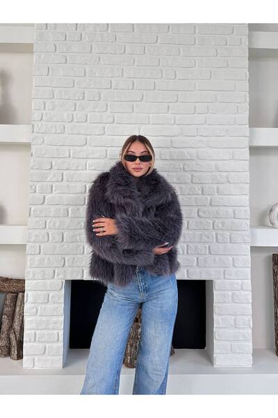 Bella Breeze Women's Premium Collared Imported Faux Fur