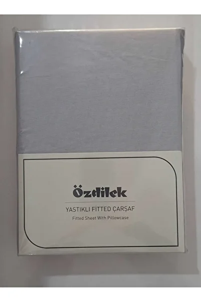 Özdilek Colourist Ranforce Elastic Bed Sheet Set 160*200 cm Silver Gray