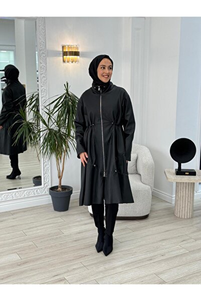 MissWhence Deri Kap Siyah 36414