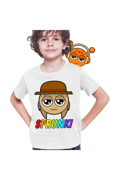 OEM Sprunki Tunner Hat Kids Boys T-Shirt