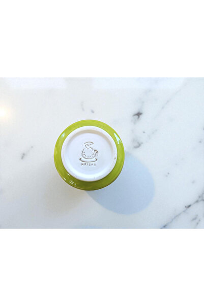 Karadeniz Matcha Heart Shaped Handmade Matcha Bowl Bowl (Chawan) with Logo and Bamboo Whisk Holder