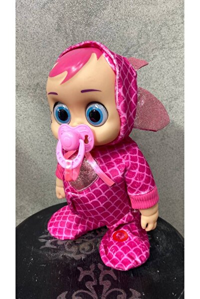 Magicway Yürüyen ve Dans Eden Oyuncak CryBabyy Emzikli Müzikli Pilli Emziği Çıkarınca Ağlayan Peluş Bebek