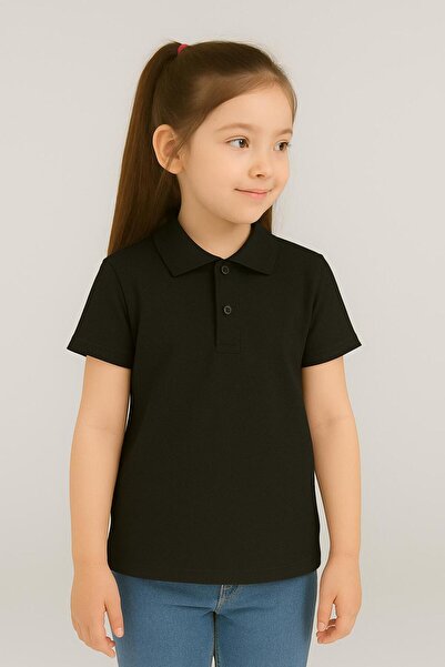 Öz klas Store Унисекс детска тениска с къс ръкав и поло яка за училище