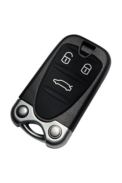 OEM Carcasă cheie Alfa Romeo 159 cu 3 butoane și breloc Maty Key