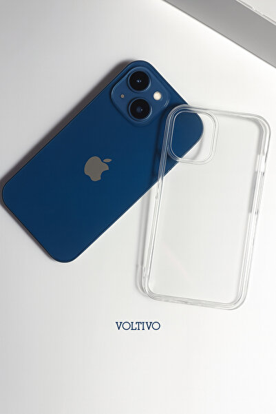 VOLTIVO iPhone 13 Ultra İnce Şeffaf Silikon Kılıf