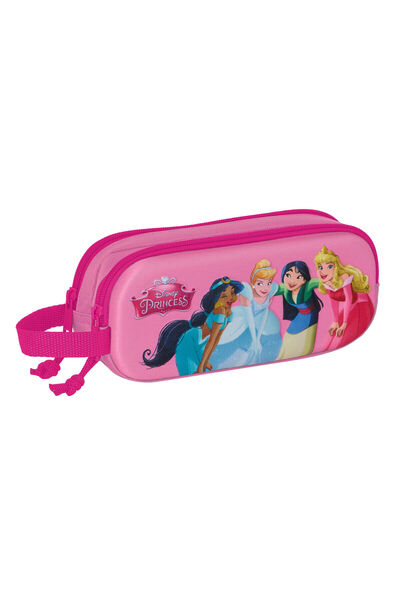 DİSNEY PRİNCESS Double Carry-all Disney Princess Pink 21 x 8 x 6 cm 3D