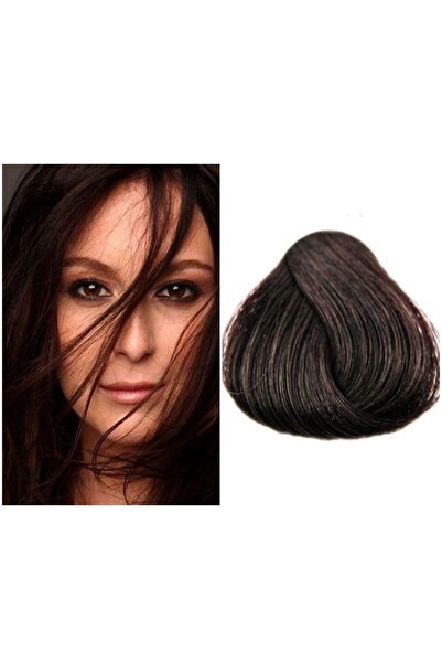 Fanola Vopsea de păr 4.29 Permanent Tehnică - Cremă de culoare Ciocolată Neag...