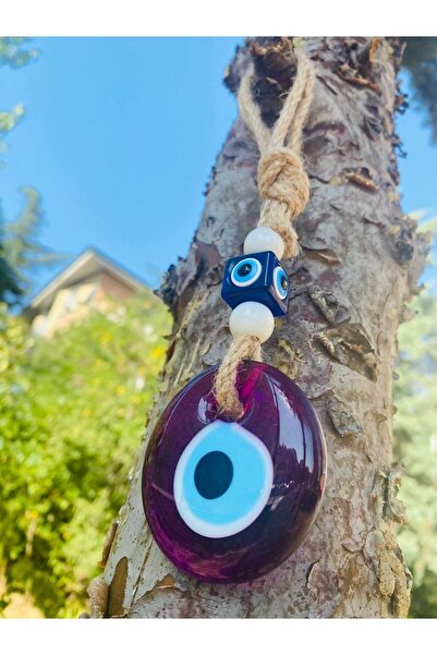 312 KONSEPT 5.5 cm Purple Color Evil Eye Bead Evil Eye Rope Tree Ornament Gift