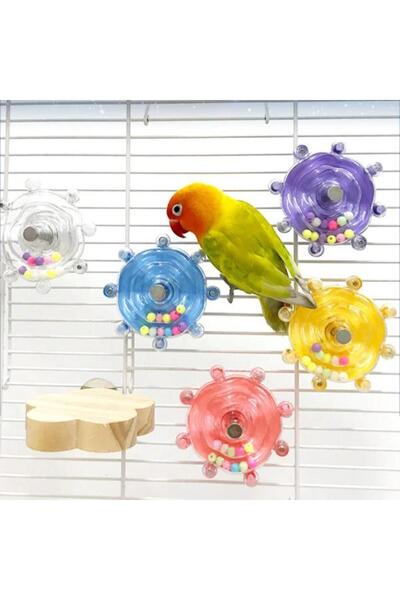 İstangül Butik Wheel Toy for Rattle Bird Cage