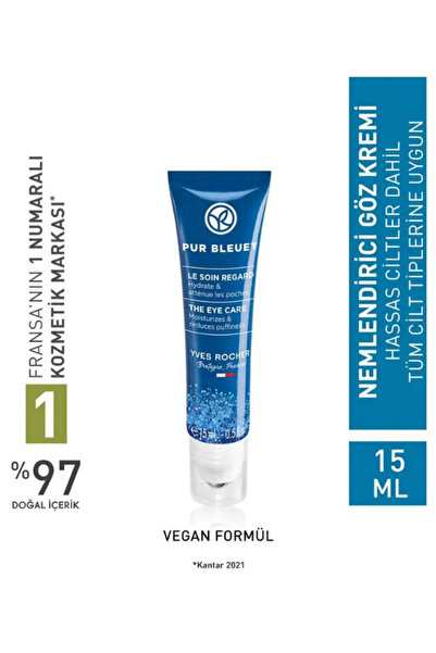 Yves Rocher Mavi Kantaron Özlü Göz Serumu – Tüm Cilt Tipleri İçin Canlandırıc...