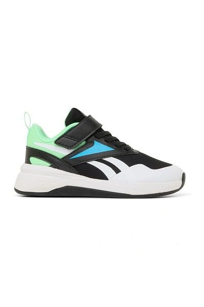 Reebok Nano Play Stretch Lace & Top Strap Boy's Black Comfortable Sneaker