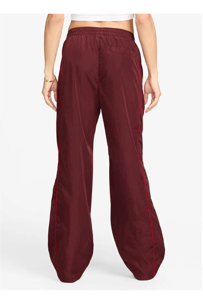 Nike Windrunner Woven High Rise OH Pant Kadın Bordo Eşofman Altı SPRINT SPORT