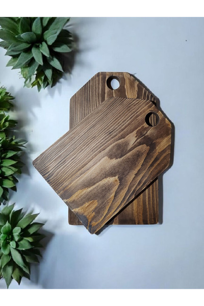 websunday Natural 2-Piece Wooden Cutting Board